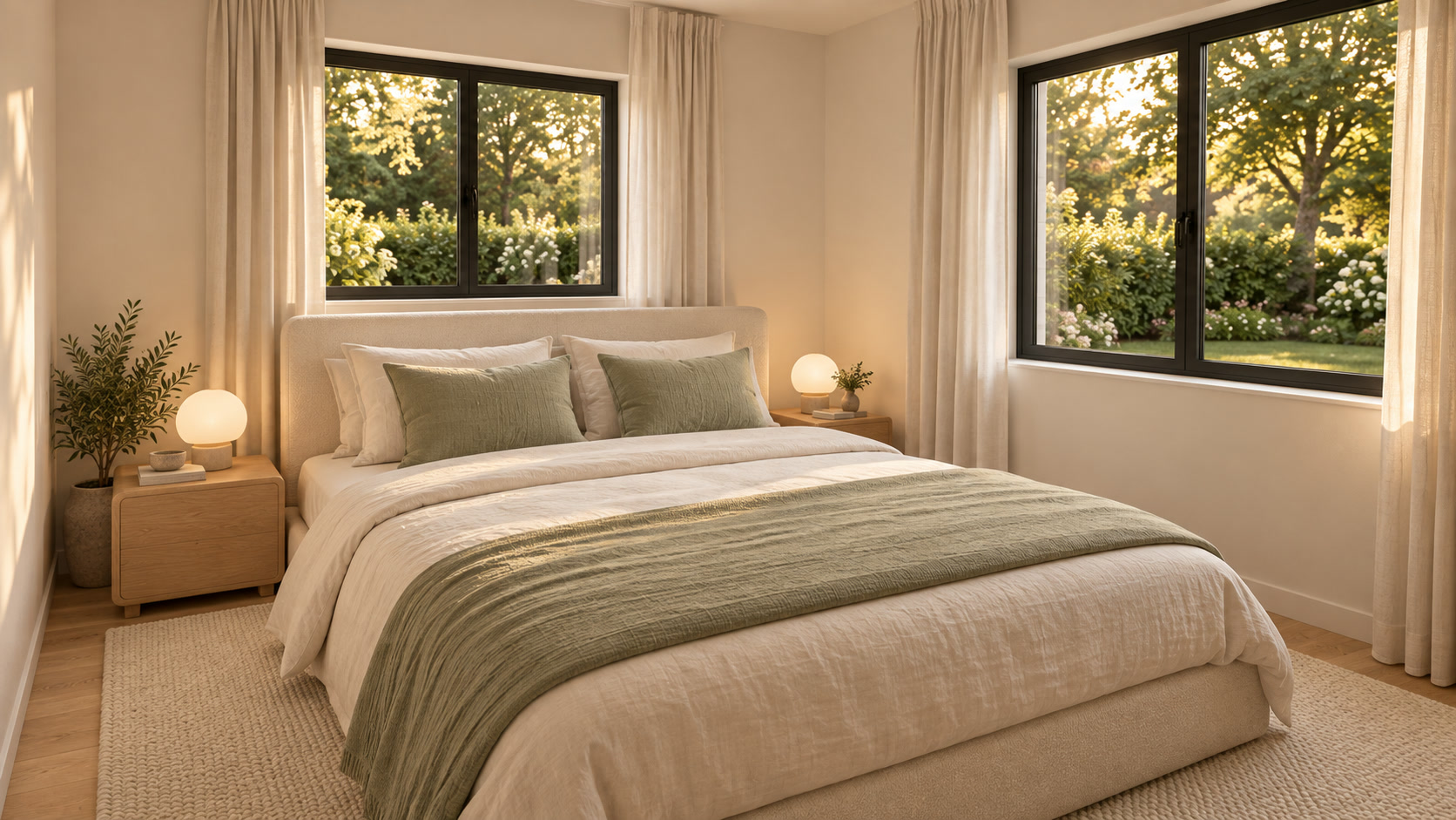 Schlafzimmer · Visualisierung und Gestaltungsvorschlag